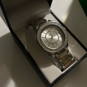 Louis Arden Elegant Silver and Gold Women's Watch